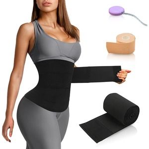Waist Wrap Women Shape, Adjustable Workout, Back Support, Bandage Wrap Waist Tra